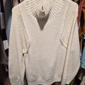 Universal Thread Cream Cowl Neck Sweater